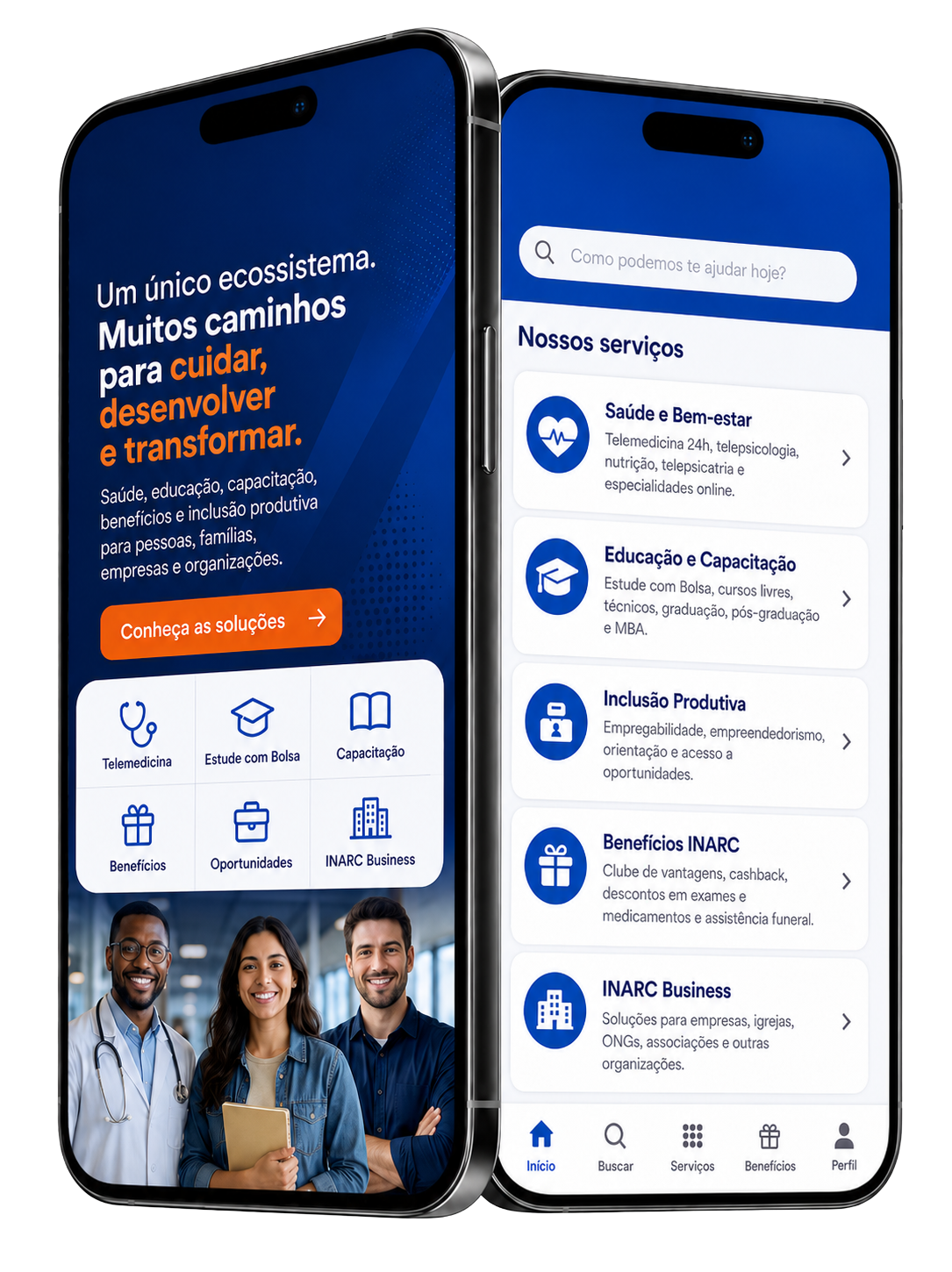 Ecossistema Inarc - Mockup